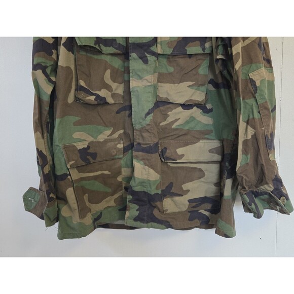 US Army Coat Combat Woodland Camouflage 8415-01-084-1656 Large Regular Hunting - Picture 3 of 11